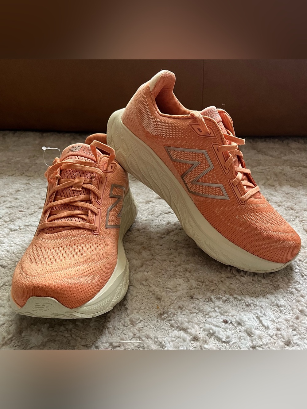 New Balance Fresh Foam 880 v14 Cushioned Running Sneakers in Peach Blossom